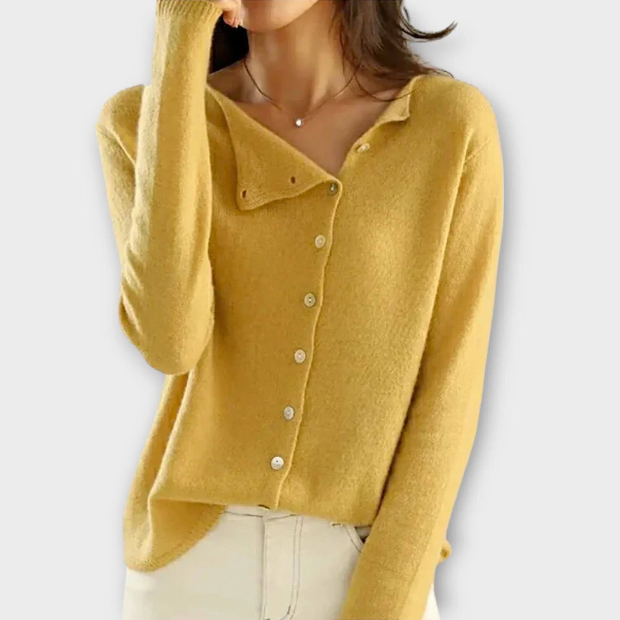 Amira Elegant Wool Cardigan