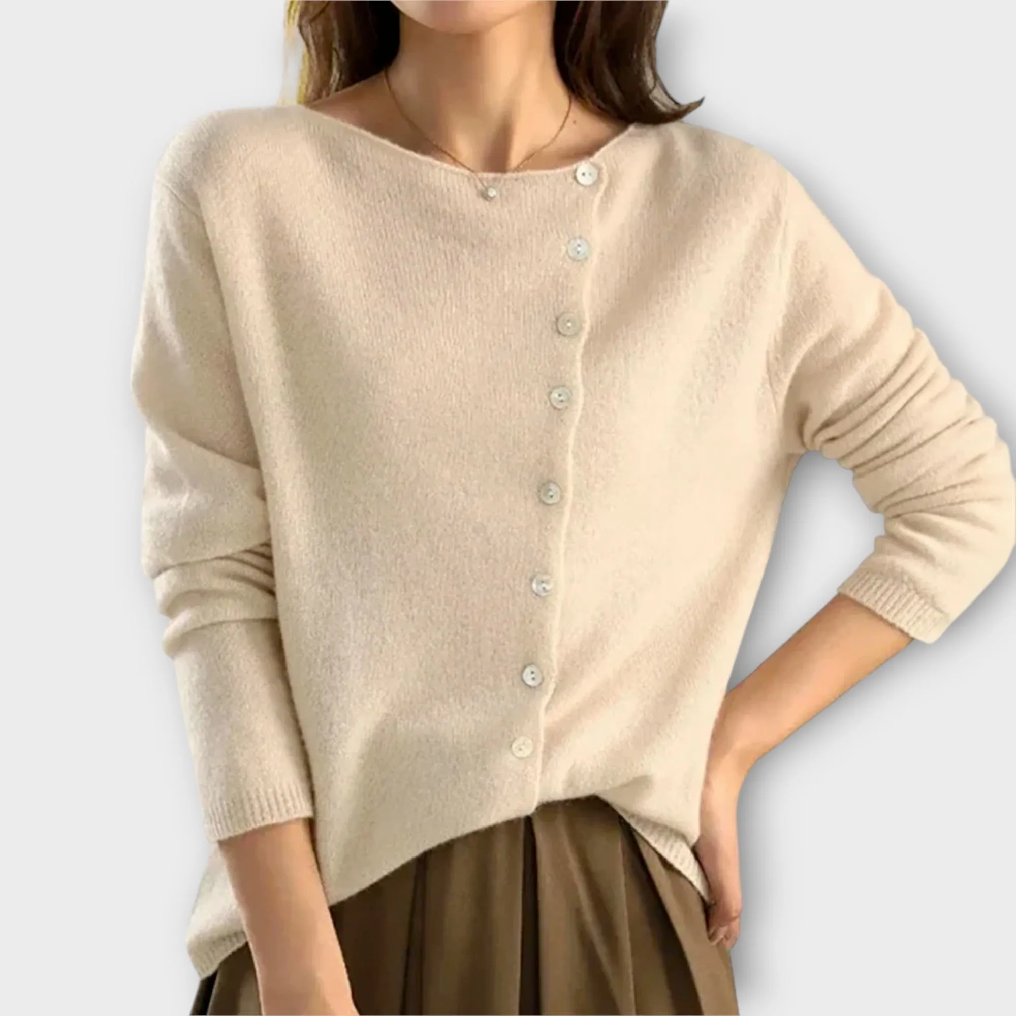 Amira Elegant Wool Cardigan