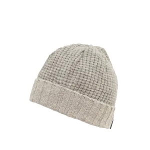 BISPEN WOOL BEANIE GREY MELANGE