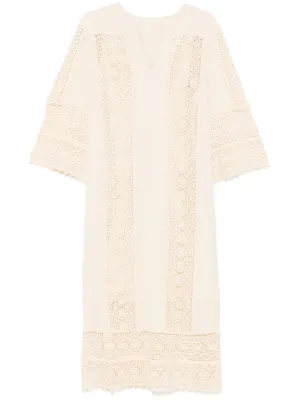 Delane Maxi Dress in Soft White