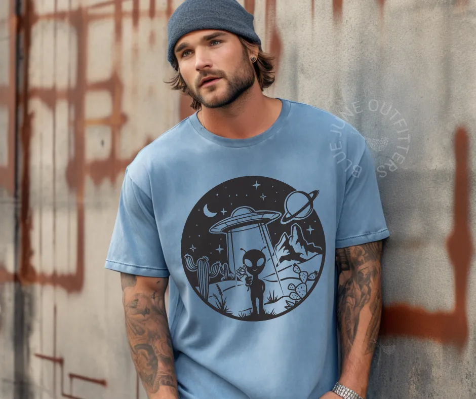 Friendly Alien | Comfort Colors UFO Tee