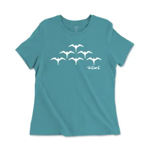 Iwa Birds Wahine Relaxed Tee