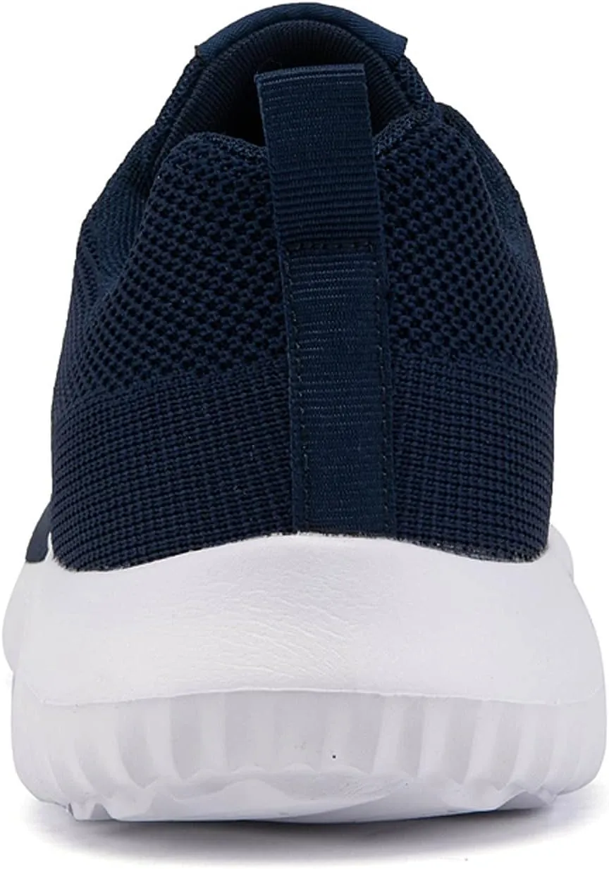 Men Slip on Walking Shoes Comfortable Memory Foam Breathable Fashion Sneakers Non Slip Arch Support Vacation Training Gym Shoes Wide Width