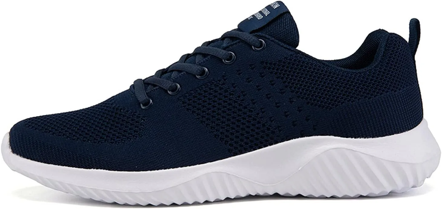 Men Slip on Walking Shoes Comfortable Memory Foam Breathable Fashion Sneakers Non Slip Arch Support Vacation Training Gym Shoes Wide Width