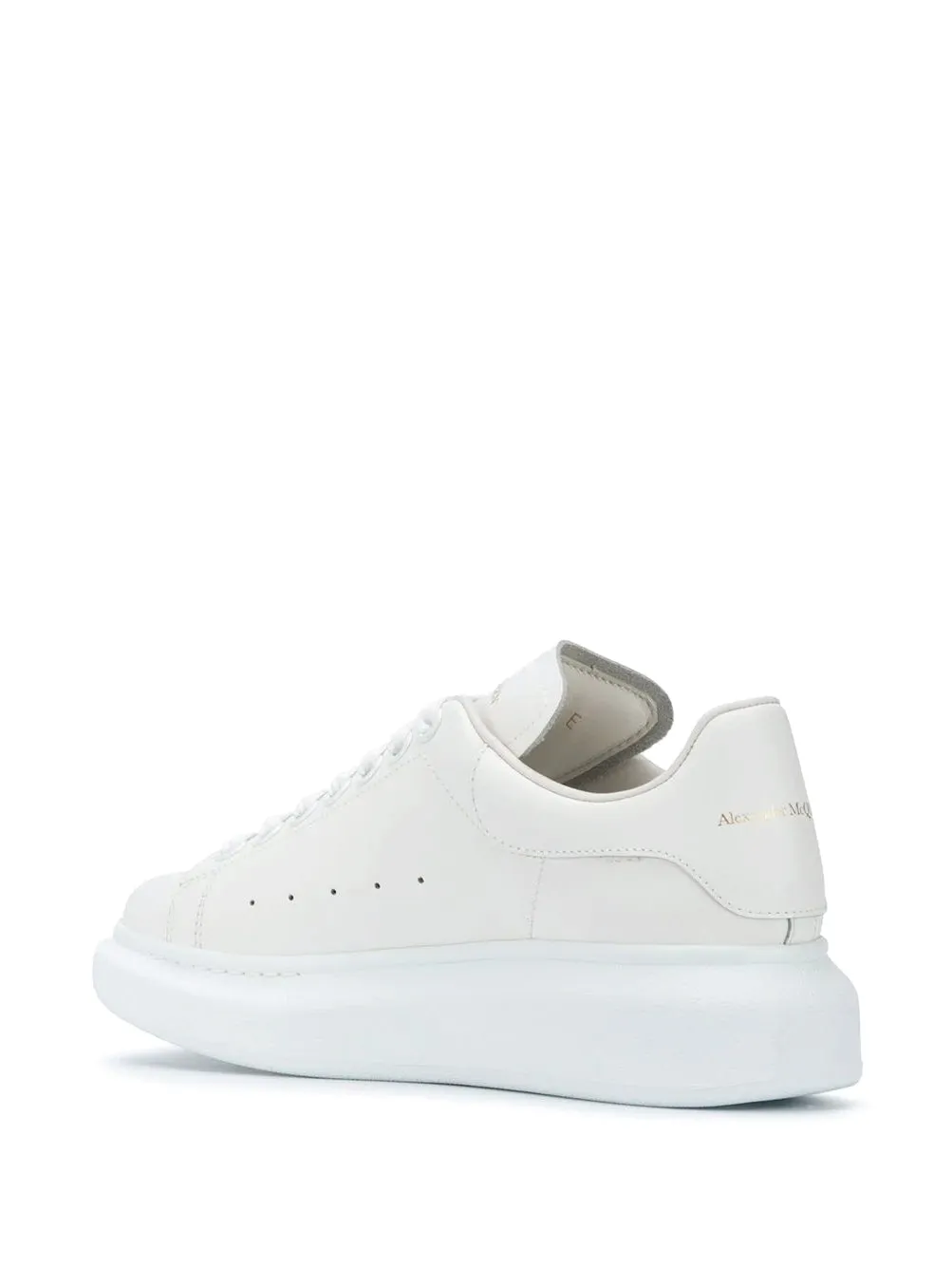 Oversize white sneakers
