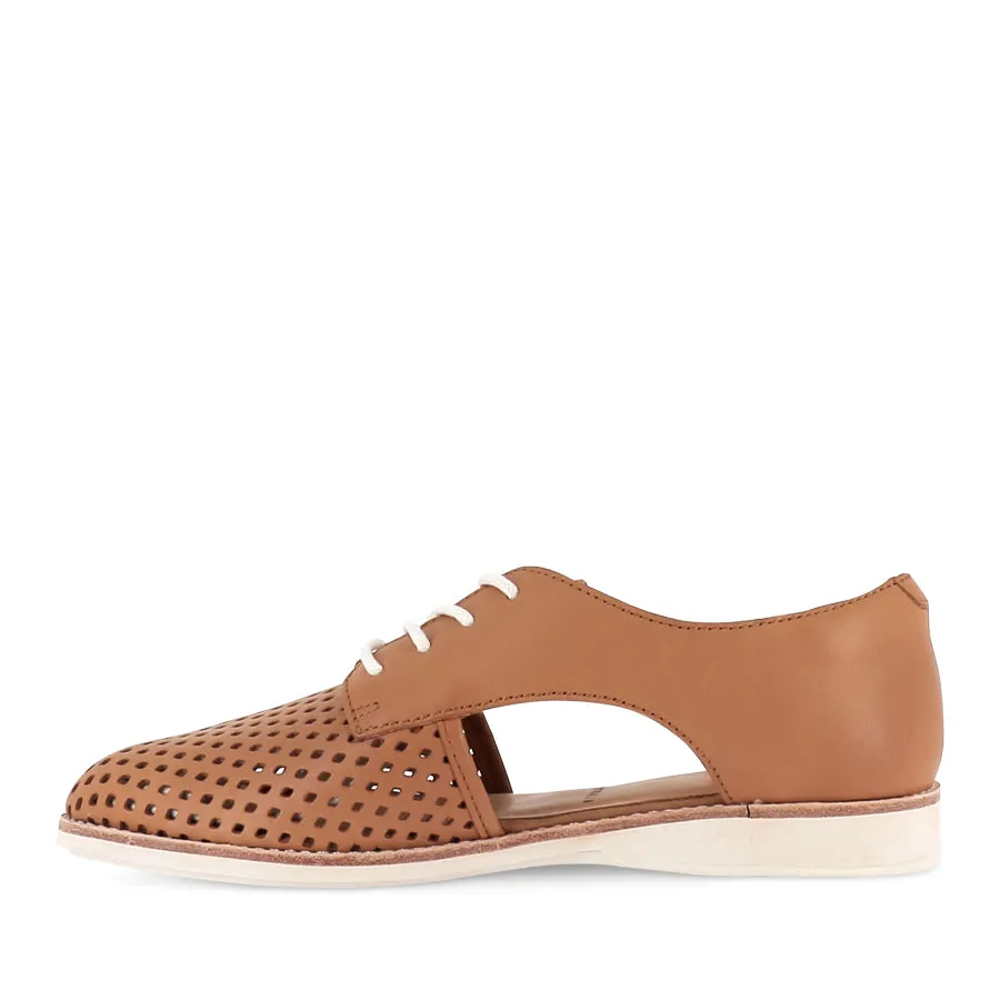 SIDECUT PUNCH - SOFT TAN LEATHER