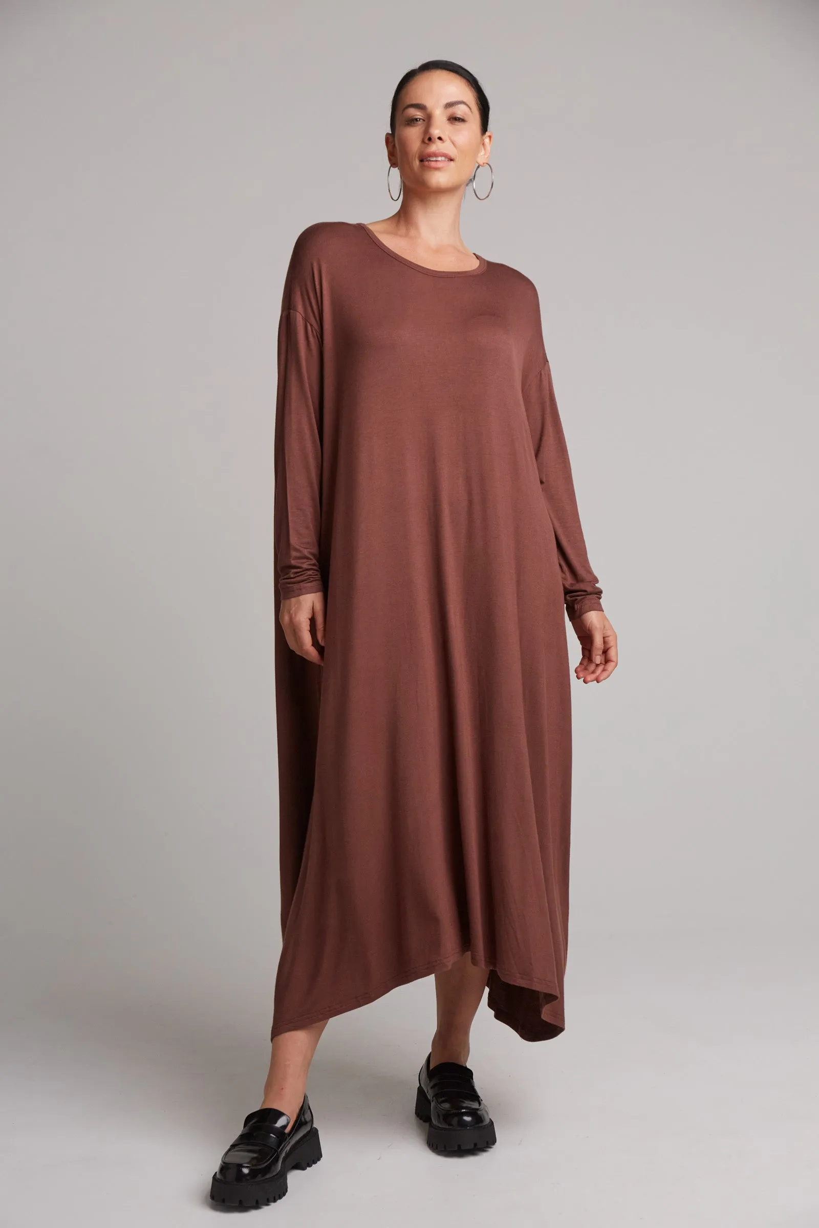 Studio Jersey Dress - Mocha