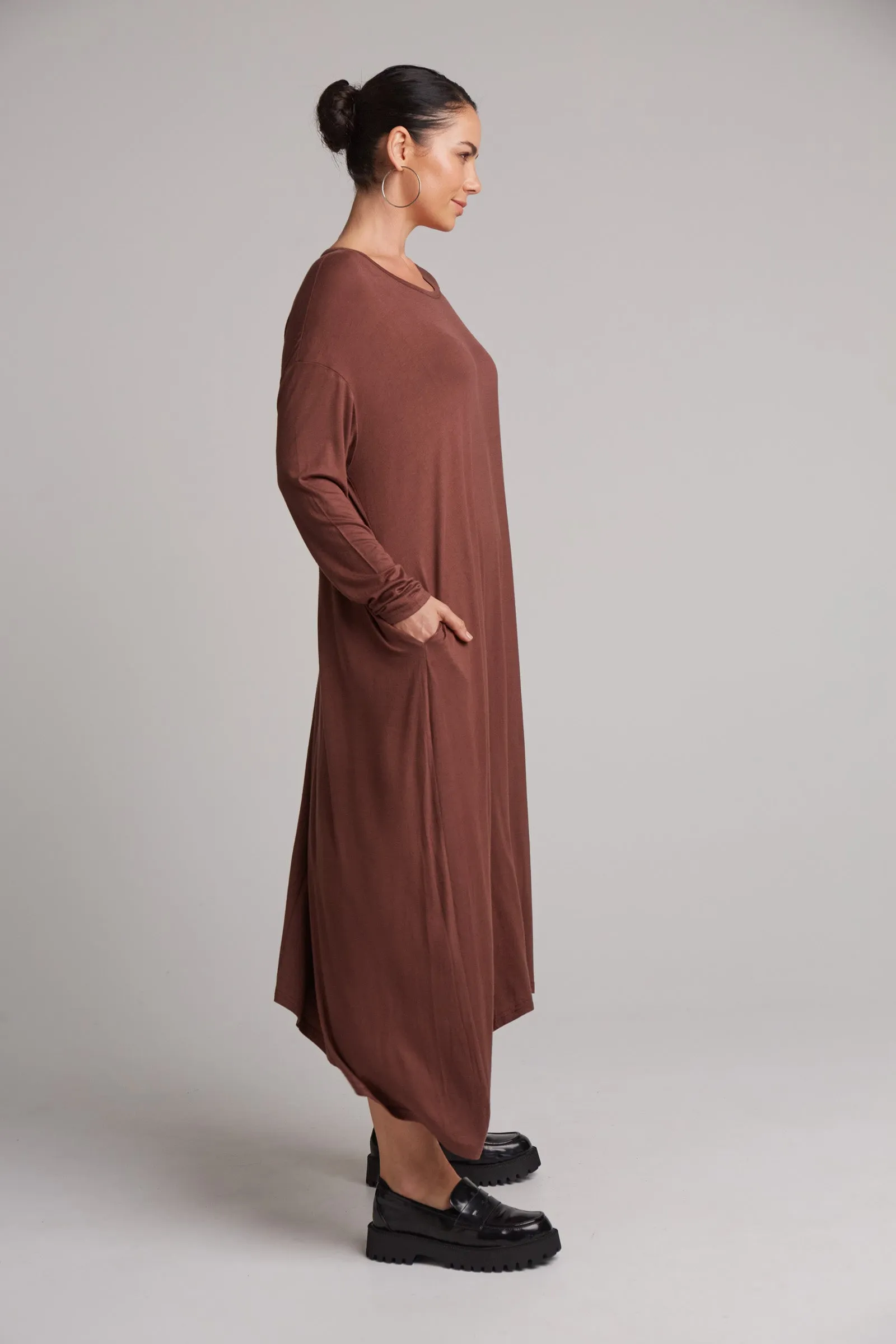 Studio Jersey Dress - Mocha