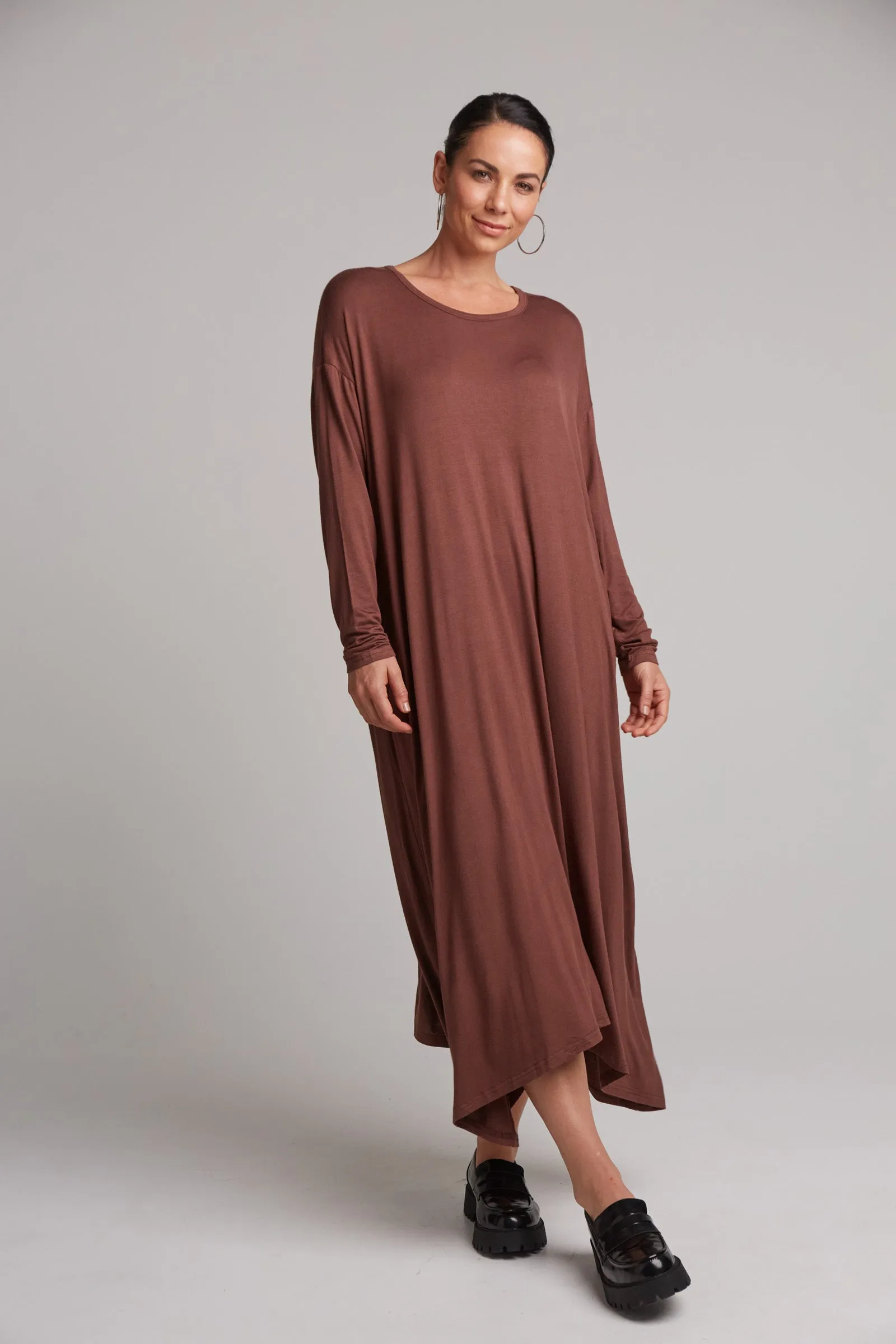 Studio Jersey Dress - Mocha