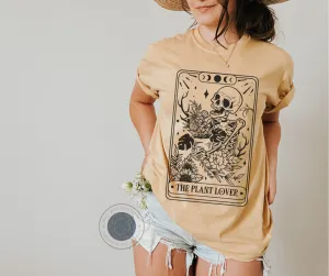 The Plant Lover Skellie Tarot | Comfort Colors Tee