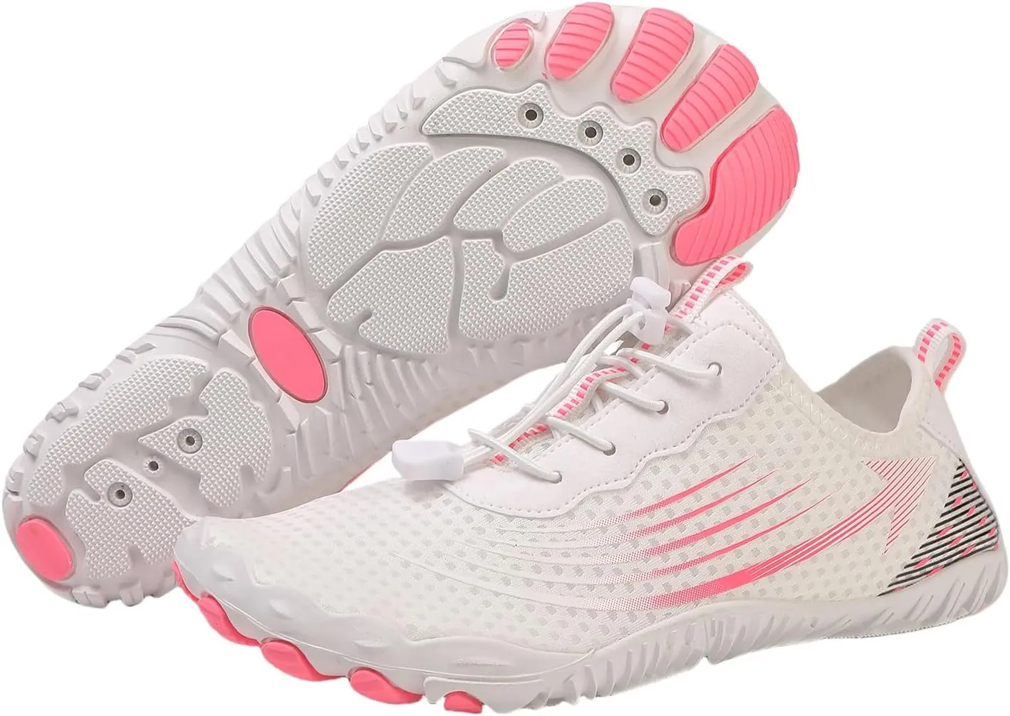 Womens Barefoot Shoes Wide Toe Box Slip On Walking Shoes Grounded Footwear for Women with Neuropathy Breathable Lightweight Hiking Zero Drop