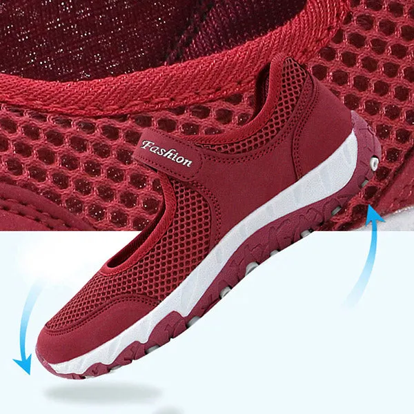 Women's Breathable Soft Sole Walking Sneakers
