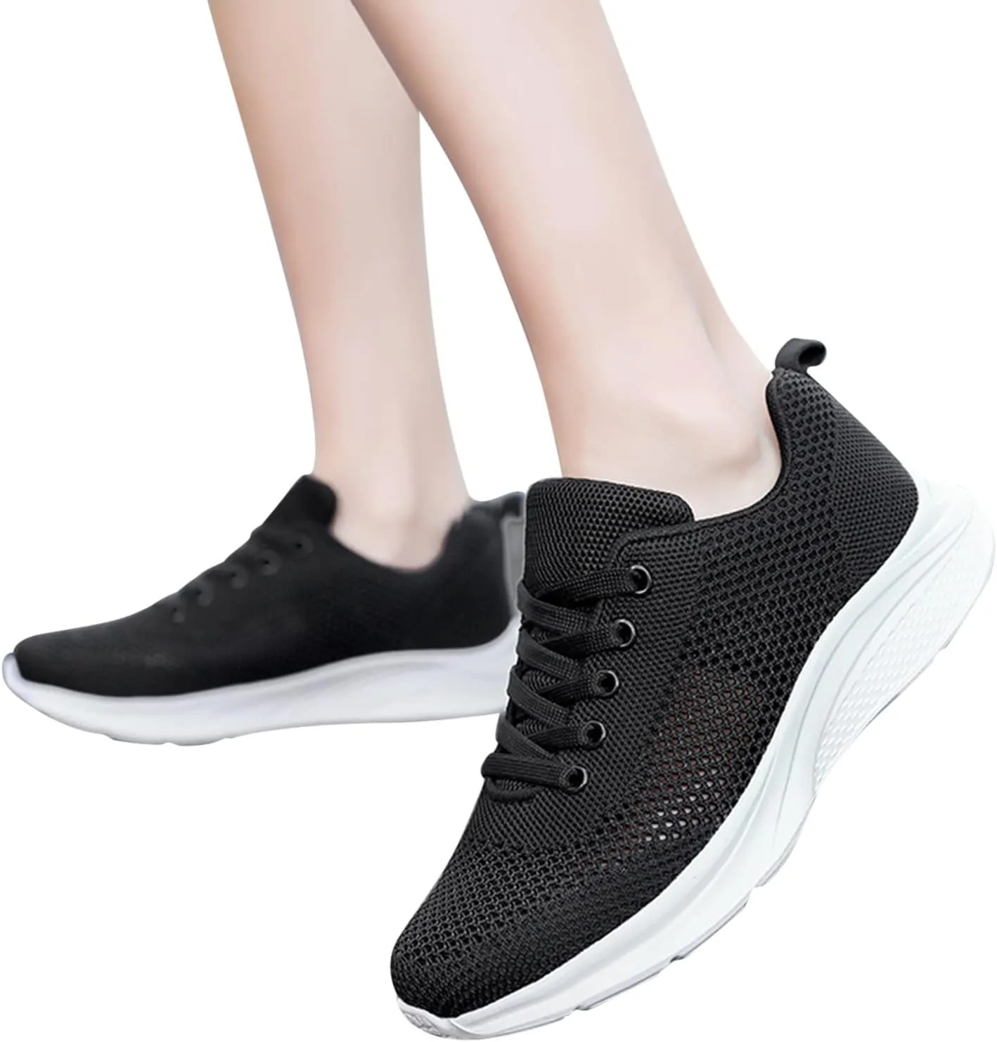 Women's Lace Up Walking Shoes Running Comfortable Tennis Womens Running Shoes Athletic Men's Shoes Casual Men Shoes Sneakers Brown Tennis Shoe Trainers Shoe