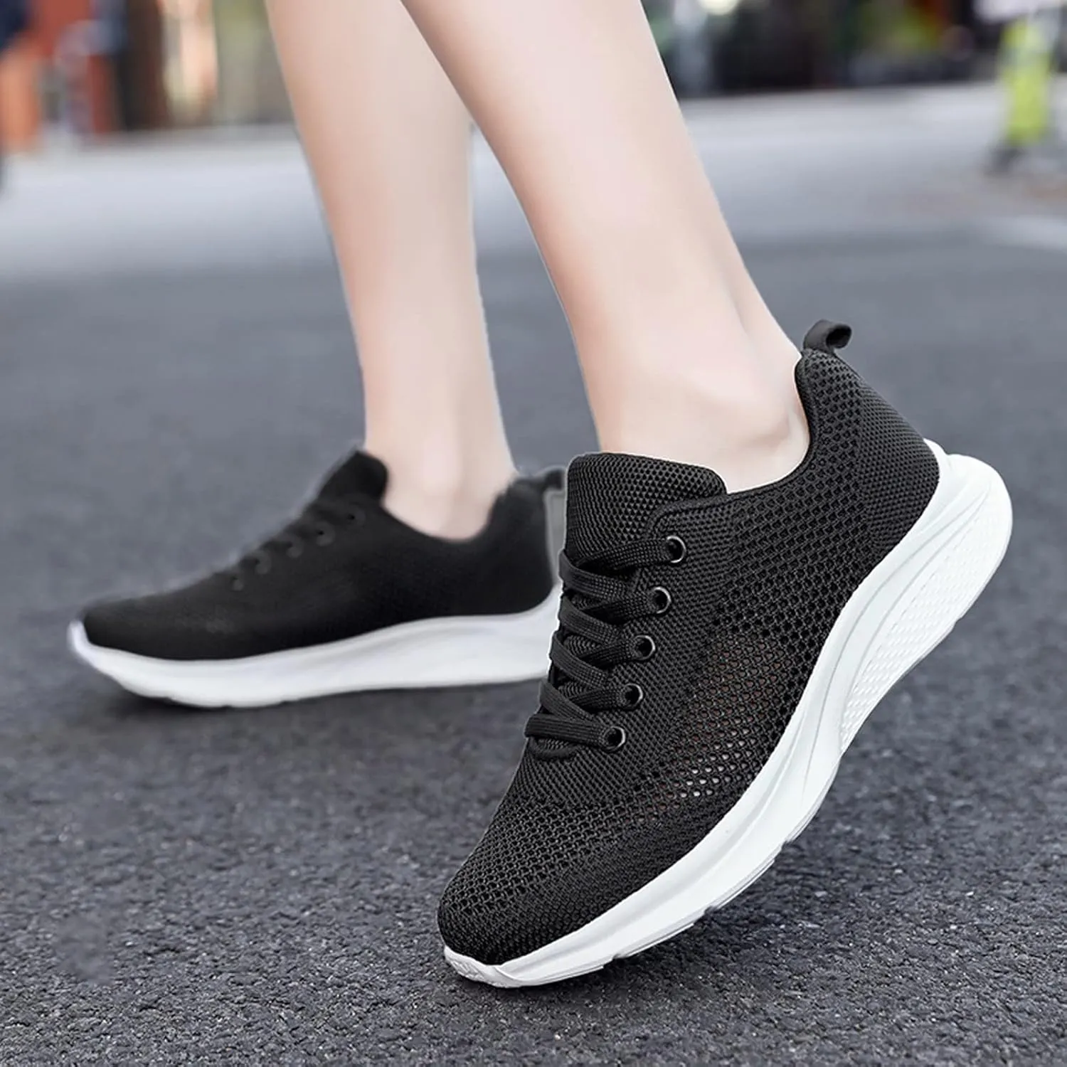 Women's Lace Up Walking Shoes Running Comfortable Tennis Womens Running Shoes Athletic Men's Shoes Casual Men Shoes Sneakers Brown Tennis Shoe Trainers Shoe